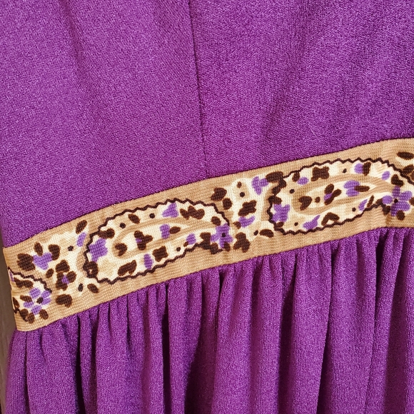 😯STUNNING 1960s BOHEMIAN STYLE LONG SLEEVE/ DRESS - Picture 3 of 7